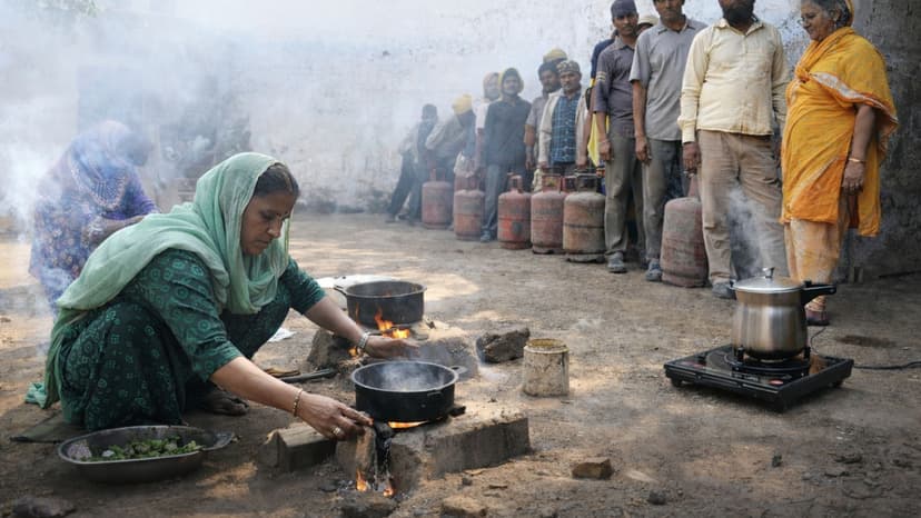LPG Crisis Forces Rural Punjab Residents to Adopt Alternative Cooking Methods
