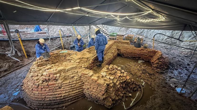 Archaeologists uncover centuries-old city gate during Binnenhof renovation