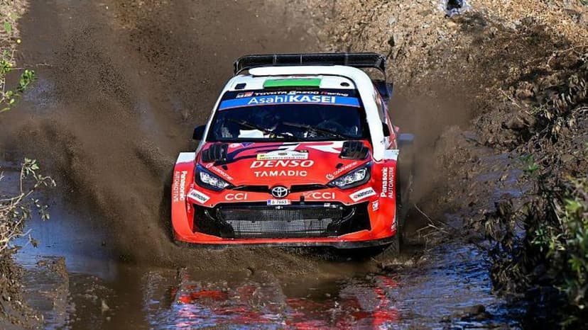 Rallying-Katsuta heading for first WRC win after chaotic Saturday in Kenya