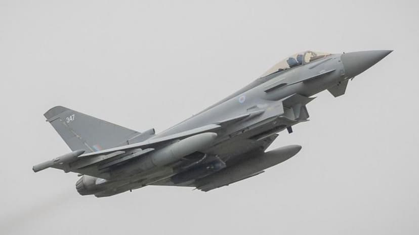 RAF Typhoon Jets Deployed to Bahrain for Drone Interception