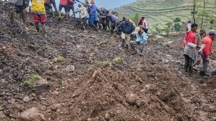 At least 50 people killed, 125 others reported missing after landslides sweep Ethiopia