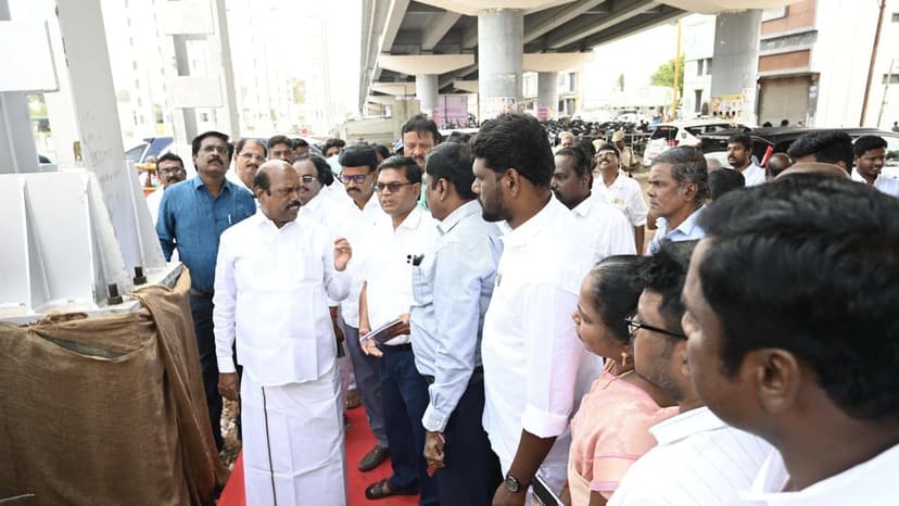 New FOB across railway track in Tiruvannamalai to be ready in April for public use