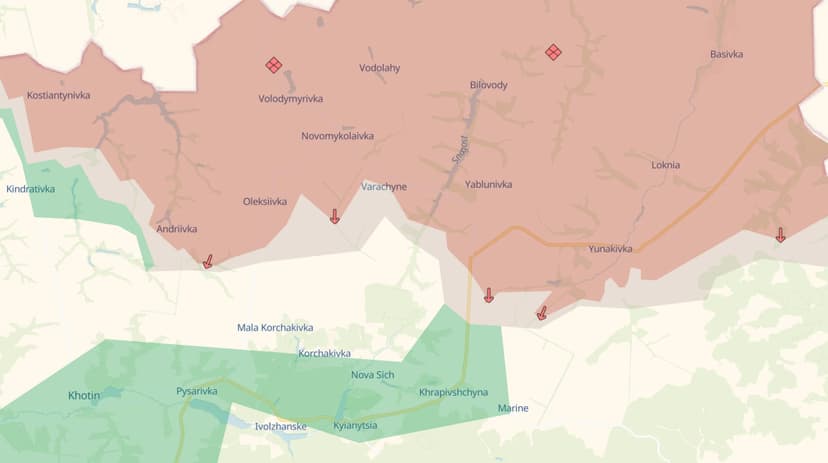 Russians advance near Yablunivka in Sumy Oblast – DeepState