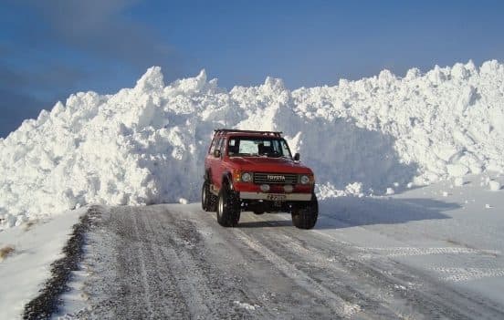 Avalanche Hits Dam Above Siglufjörður